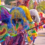 Maracatu performers at Brazil Carnival — colourful costumes at the world's biggest street festival